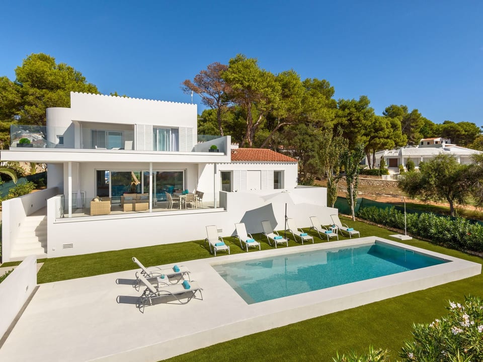 Villa Lucia con vista mare e piscina a Santo Tomas - Es Migjorn Gran