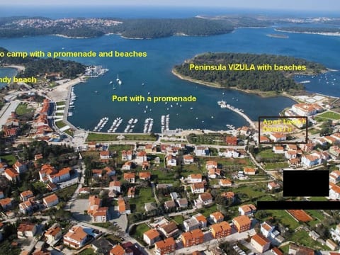 Direkt am Meer liegendes Apartment mit Garten