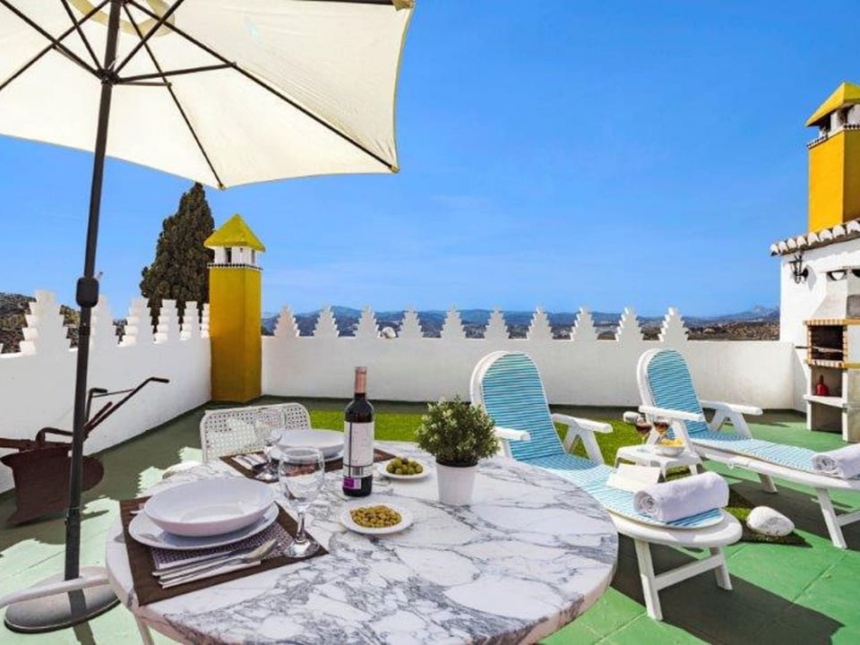 Spektakuläre Terrasse mit Grill - Alcaucín