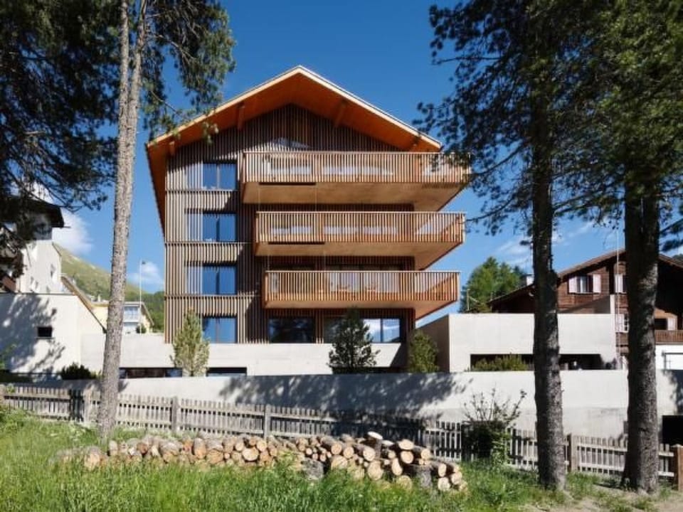 Alpine Lodge 2-Bett-Wohnung Chesa al Parc /  Be - Pontresina