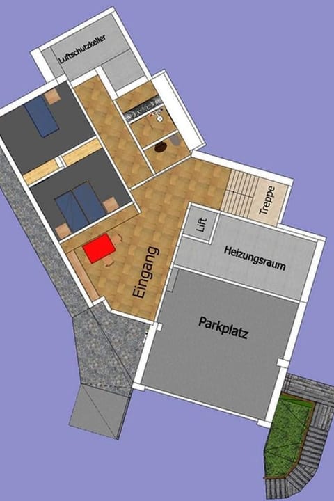 Haus Basilisk / EG & 1. Stock für 9 Personen