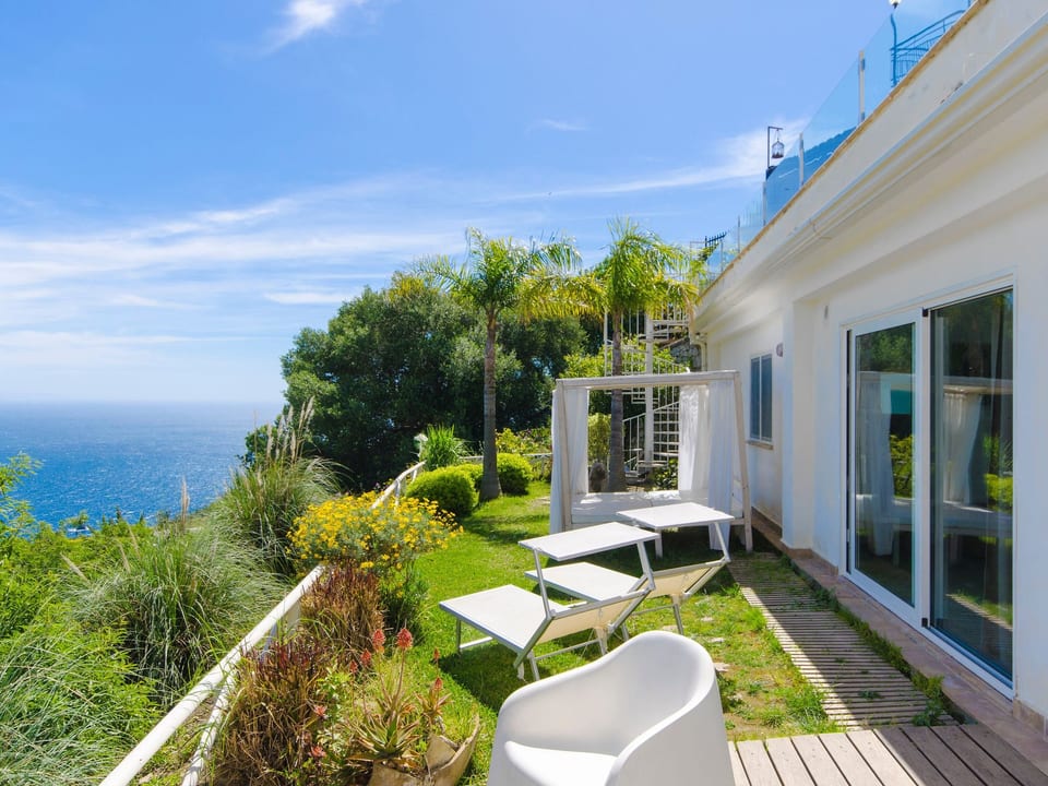 Wohnung mit Meerblick, Balkon und Pool - Taormina