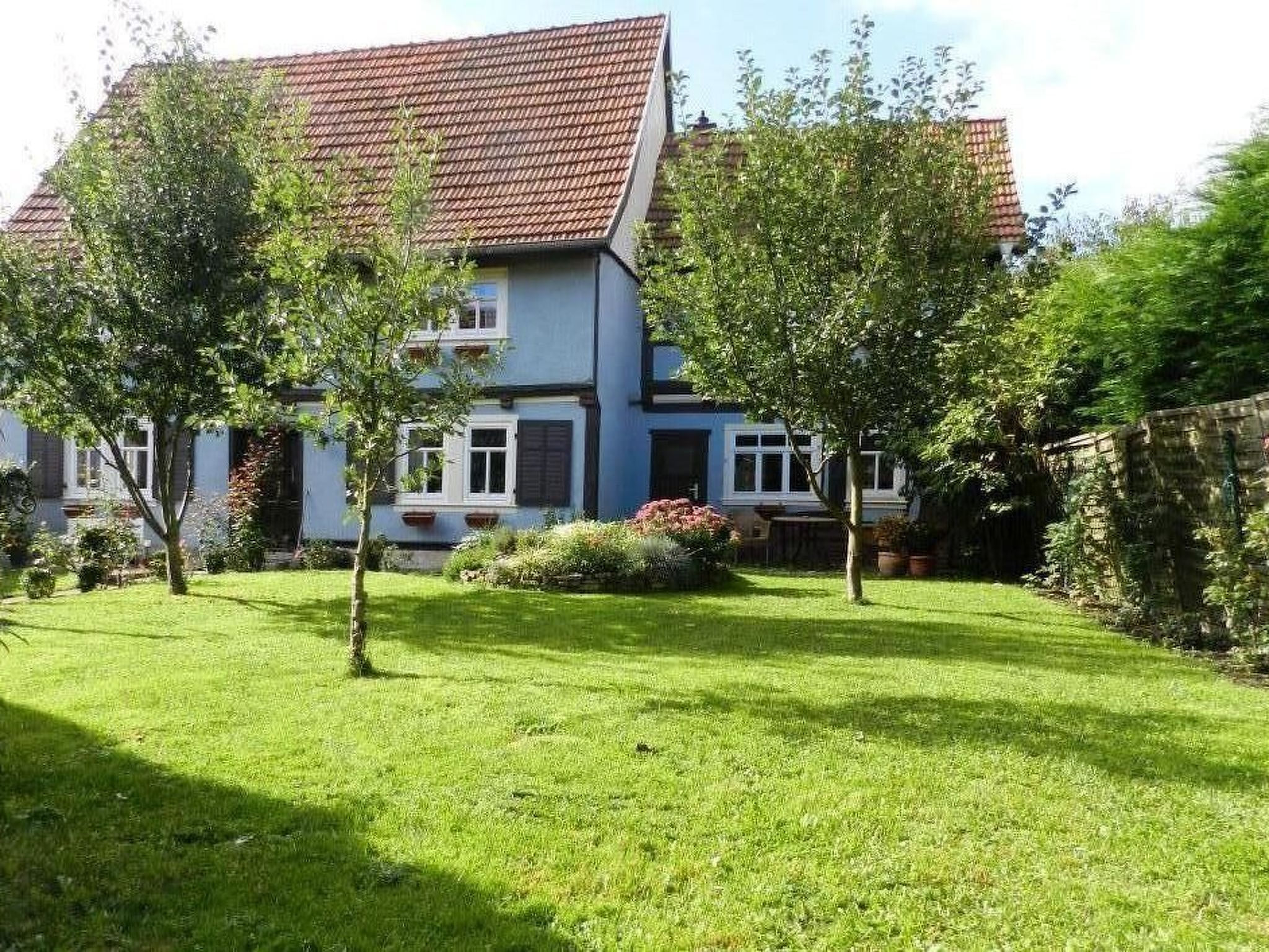 Fachwerkhaus mit Garten, Grill und Terrasse