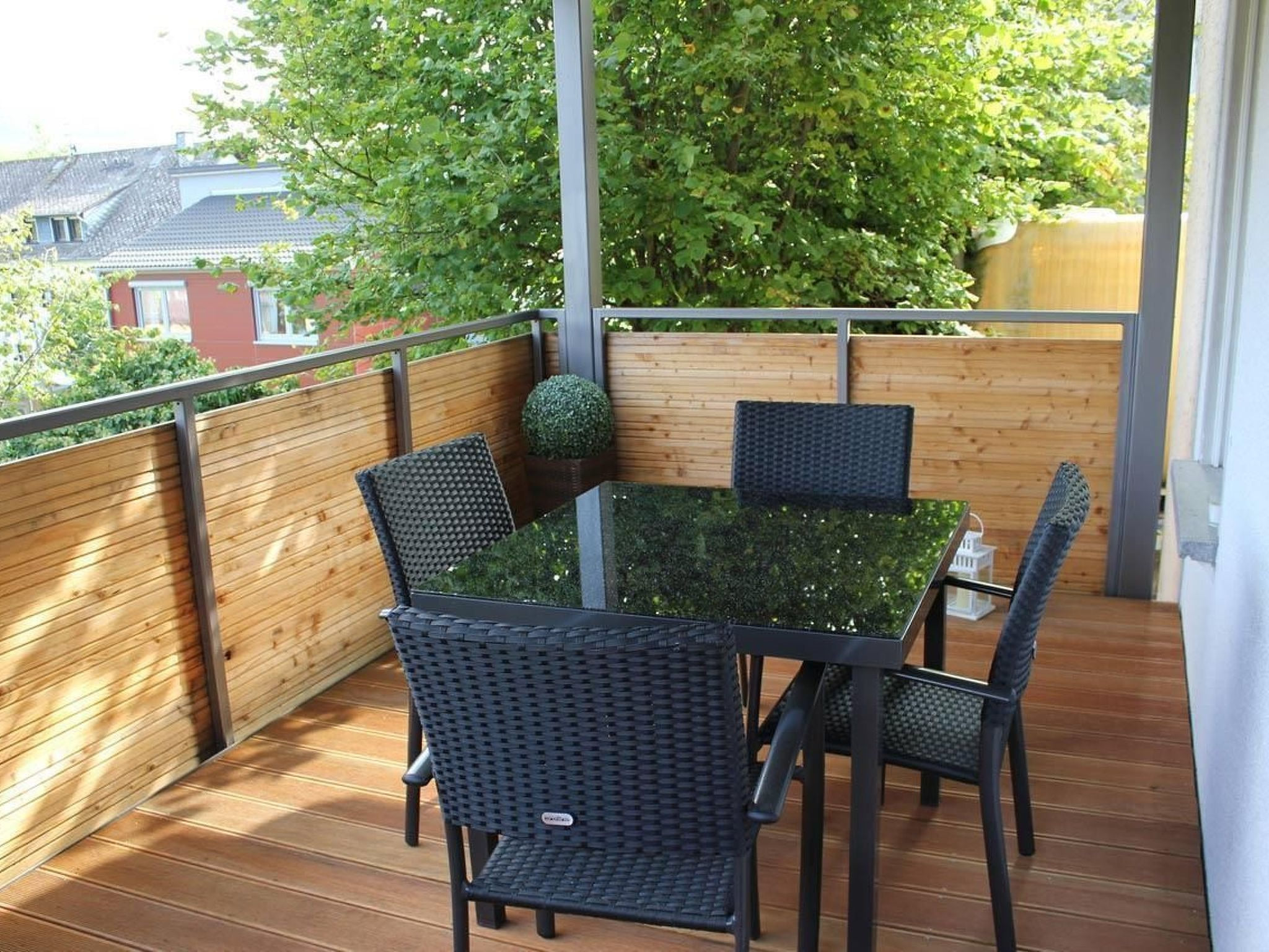 Schiefer Blick, Wohnung mit Terrasse und Balkon