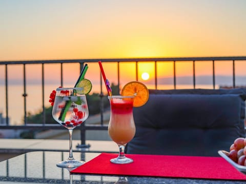 Penthousewohnung mit Whirlpool und Meerblick
