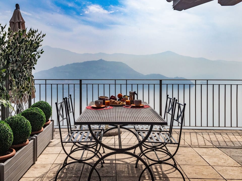 Terrazza a Lago - Appartement deux pièces avec terrasse et piscine - Fonteno
