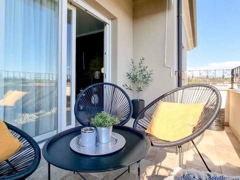 Wohnung mit Balkon für 4 Personen