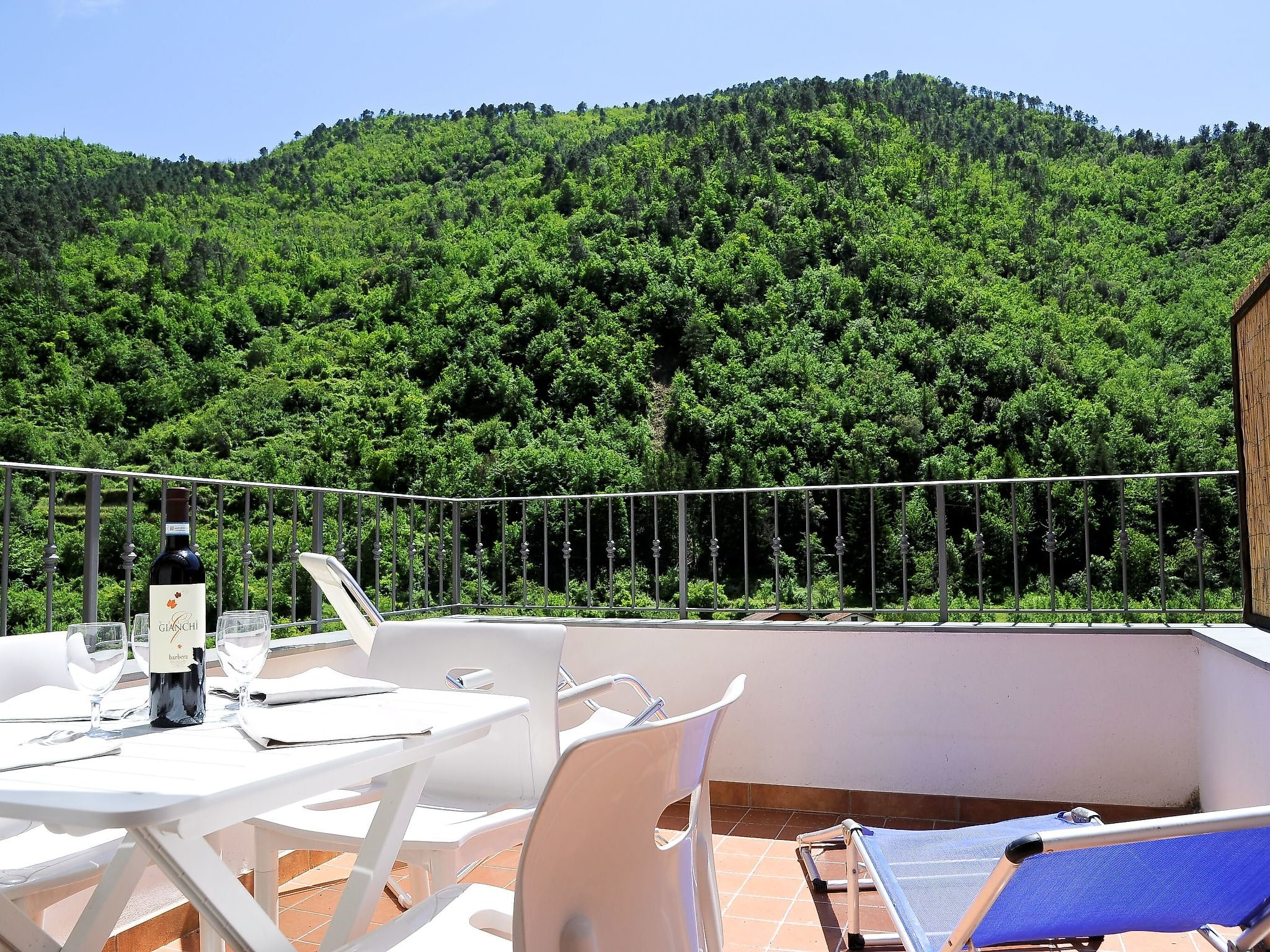 Panoramawohnung mit Balkon und Terrasse