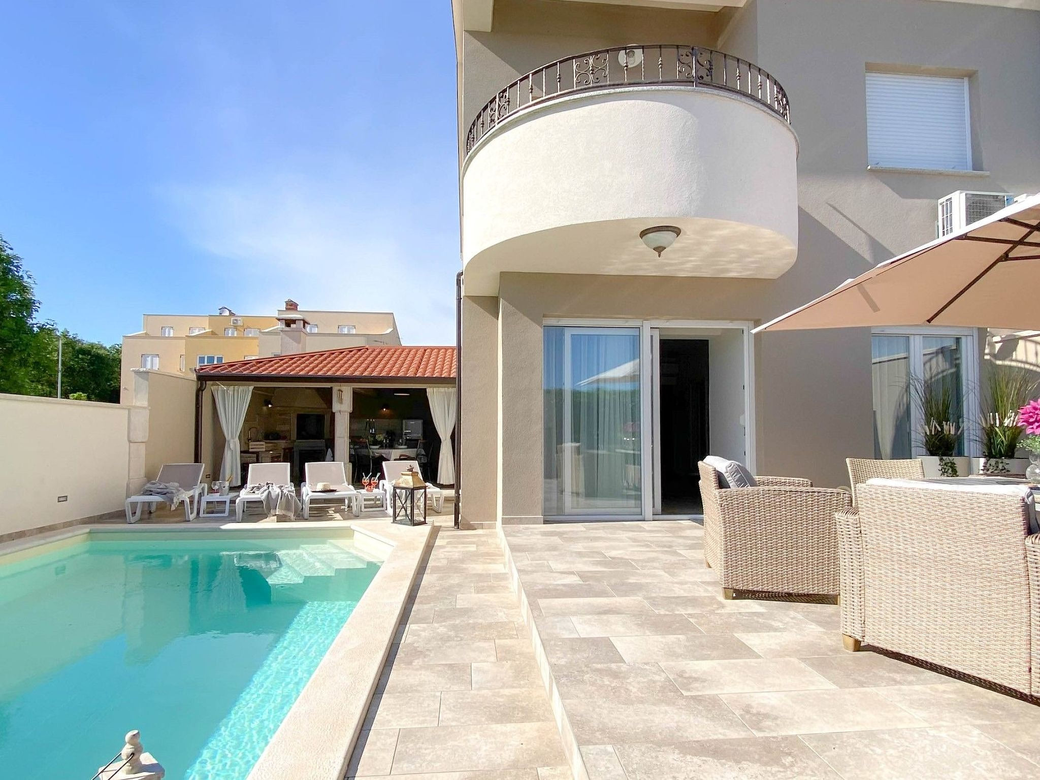 mit Privatpool für 6 Personen ca. 105 m² in Bužinija, Adriaküste Kroatien