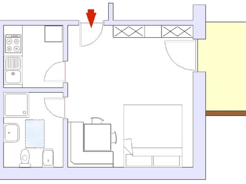 mit privatem Balkon