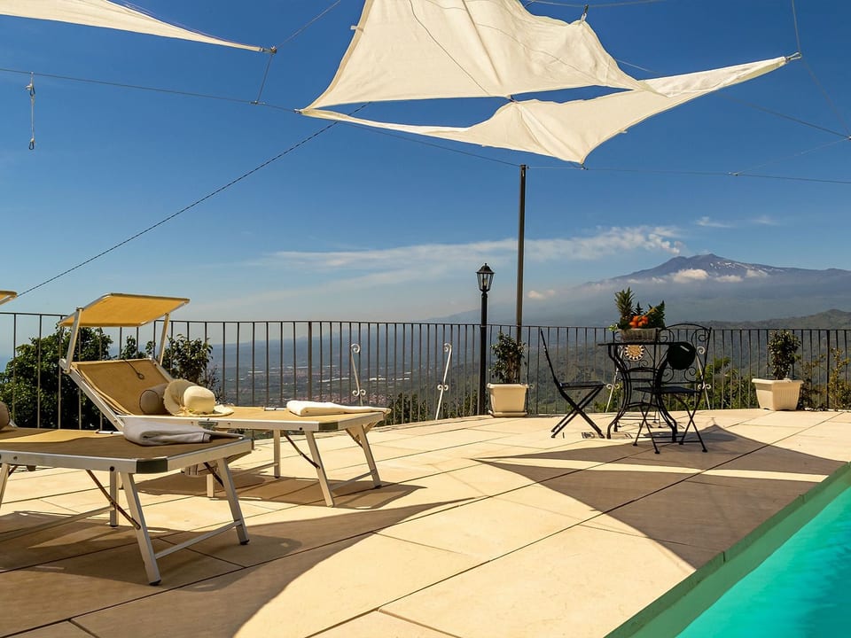 à Castelmola avec piscine privée - Castelmola