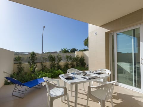 Appartamento con 2 camere al piano terra