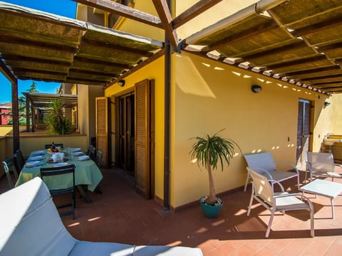 Wohnung in Alberese mit Panoramaterrasse