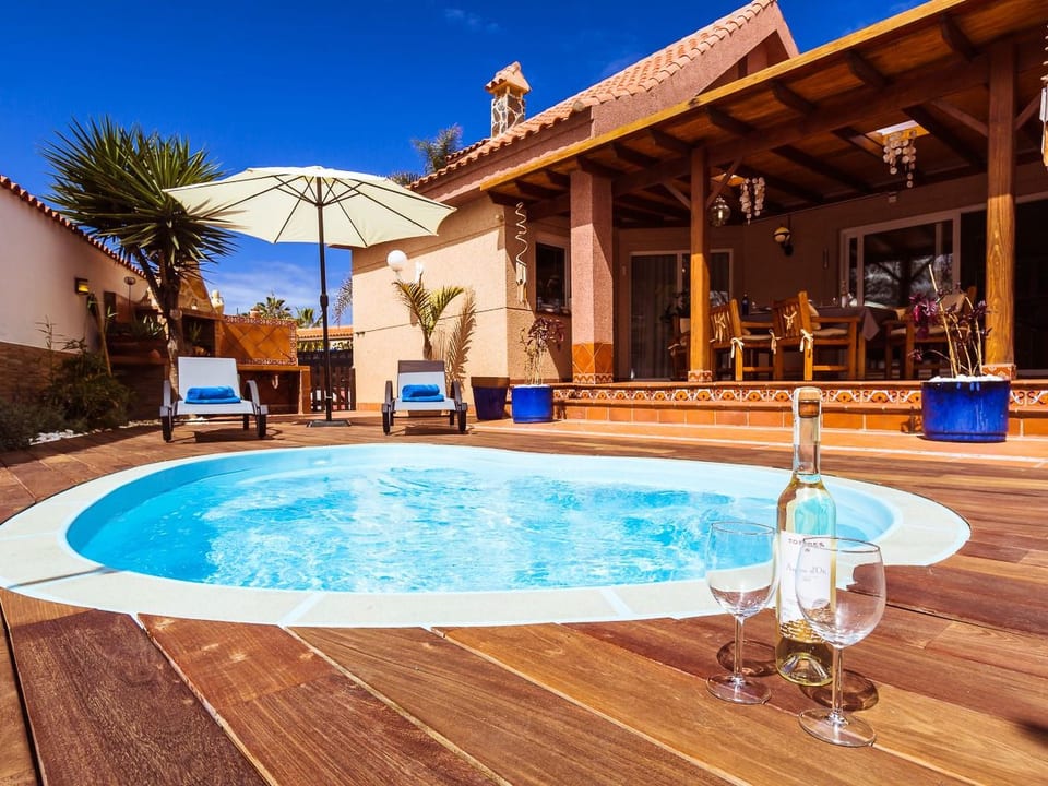 Maison de vacances Hibiscus proche de la plage avec piscine privée - Corralejo