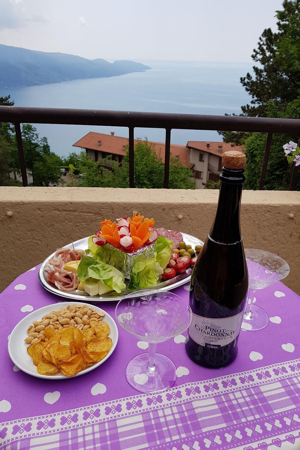 Wohnung mit Terrasse mit Blick auf den Gardasee - Province of Brescia