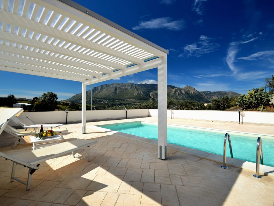 Chalet mit privatem Pool 8 Plätze klimatisiert Parkplatz bbq - Alcamo