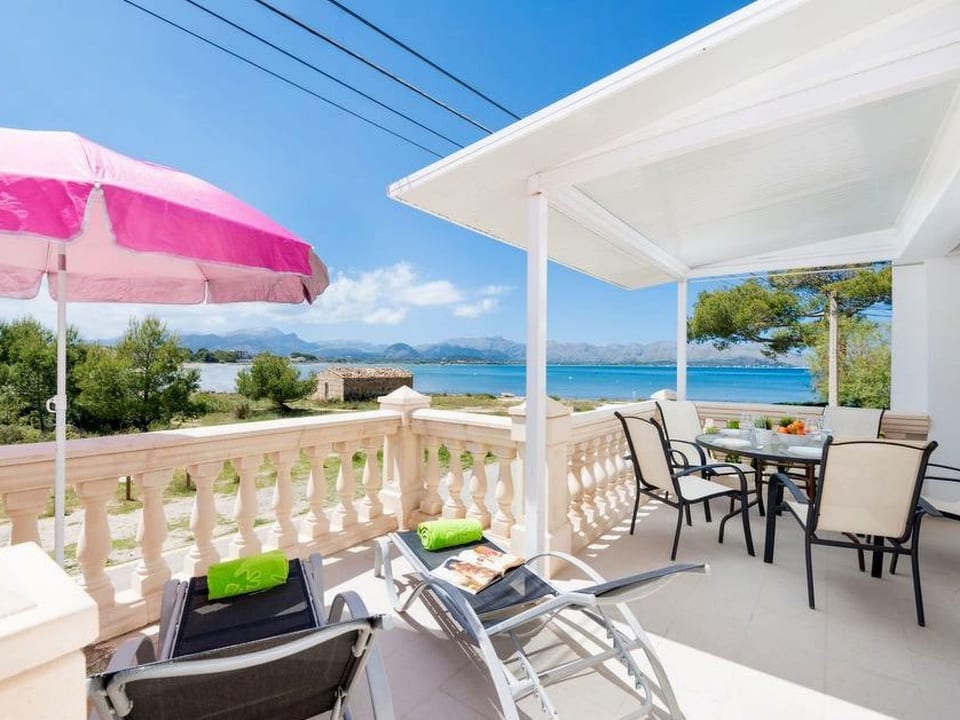 Schöne kürzlich renovierte Wohnung mit Klimaanlage und Meerblick in Barcarés - Alcúdia