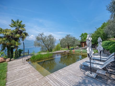 Villa mit schönem Seepanorama und Naturteich