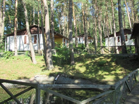 Ferienhäuser mit Pool in ruhiger Lage am Waldrand