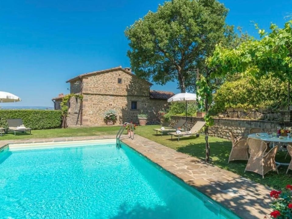 Wohnung in Cortona mit Terrasse, Garten und Grill - Cortona