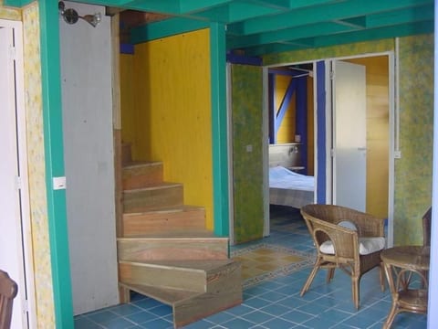 Holzbungalow, 3 Schlafzimmer, Meerblick, privater Jacuzzi