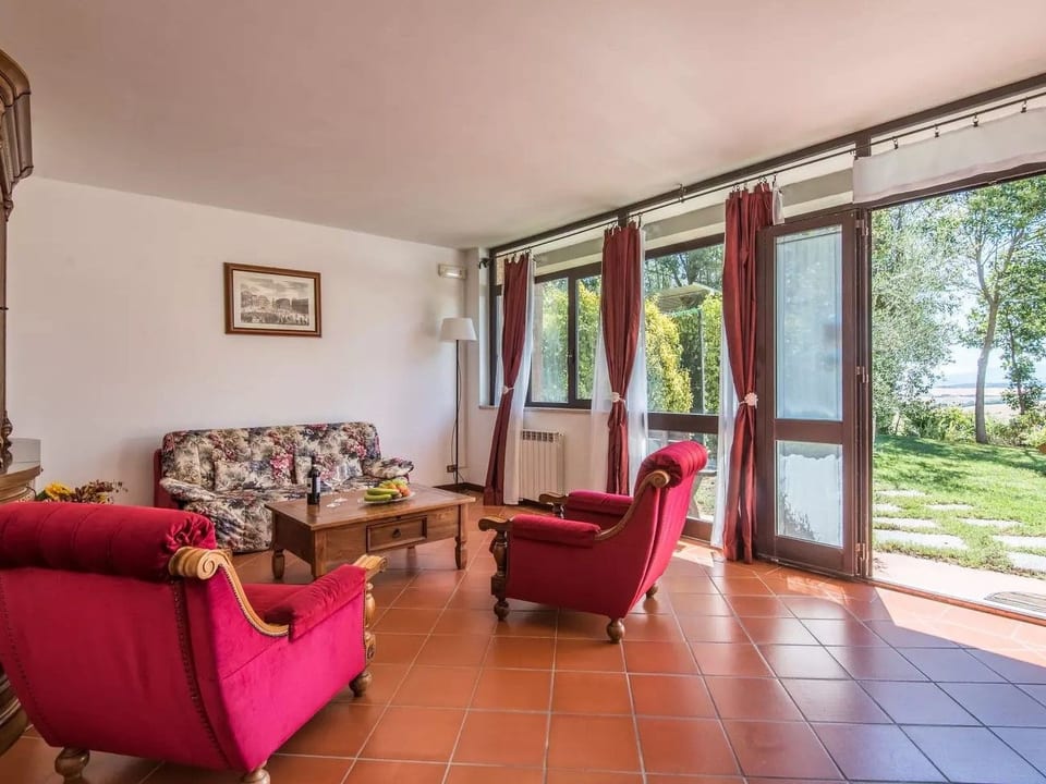 Wohnung mit Garten und oberirdischem Pool - Murlo