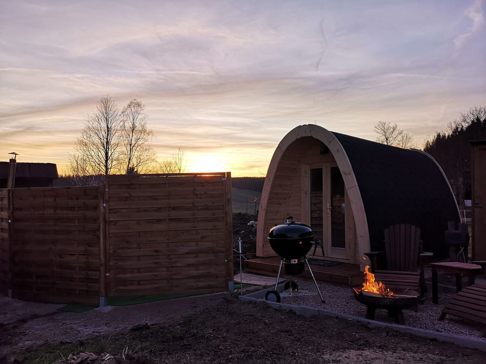 Fichtel-Pod con sauna o vasca idromassaggio disponibile a pagamento - Weißenstadt