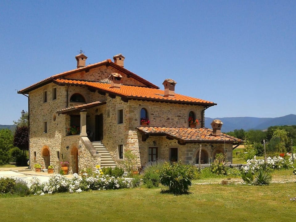 Landgut Il Villino mit Terrasse - Poppi
