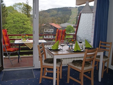 gemütliche Ferienwohnung mit Bocksbergblick