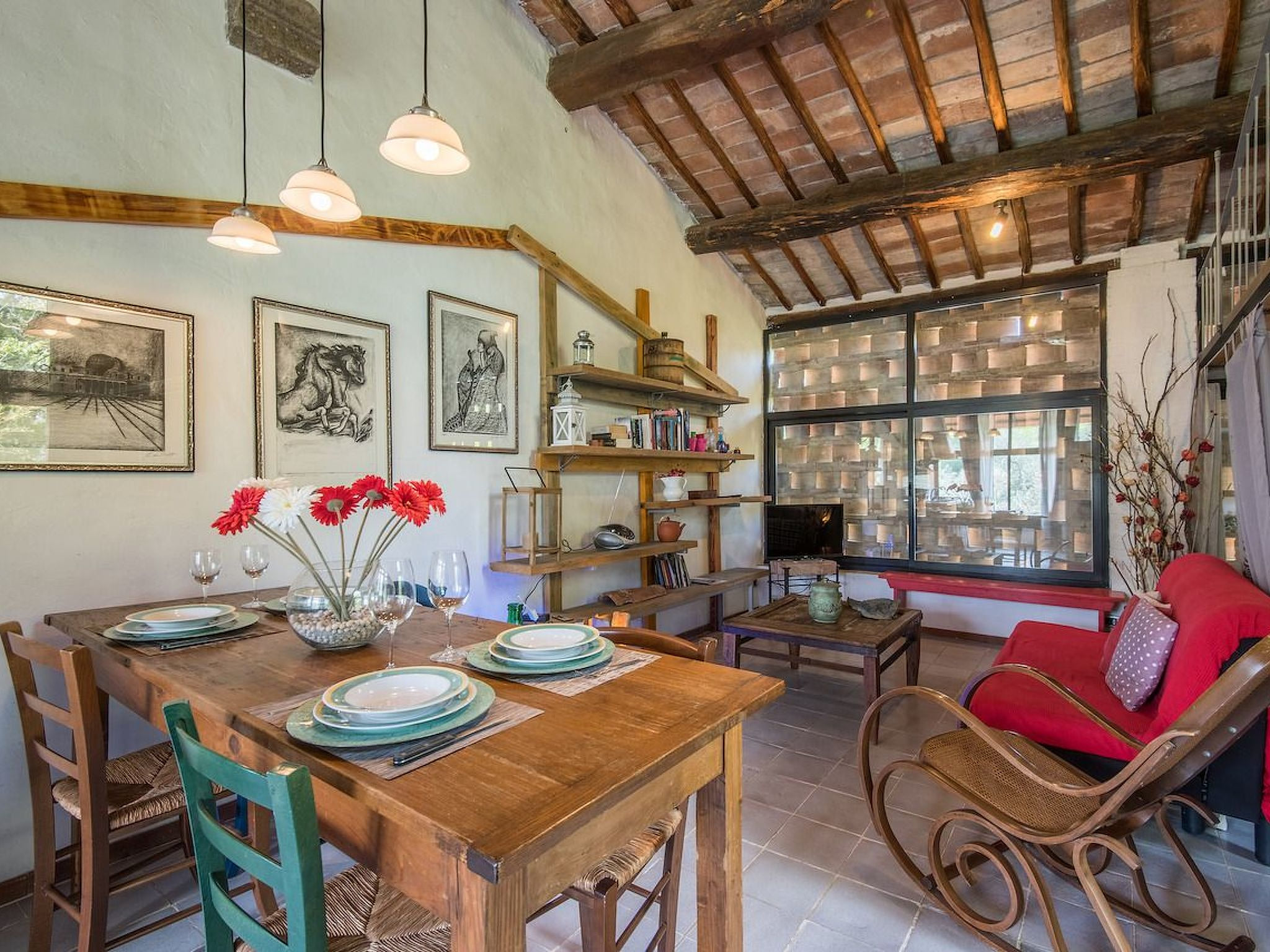 Wohnung La Capanna mit Garten und Pool