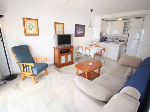 Wohnung in Torrox mit Großem gemeinsamem Pool und Meerblick