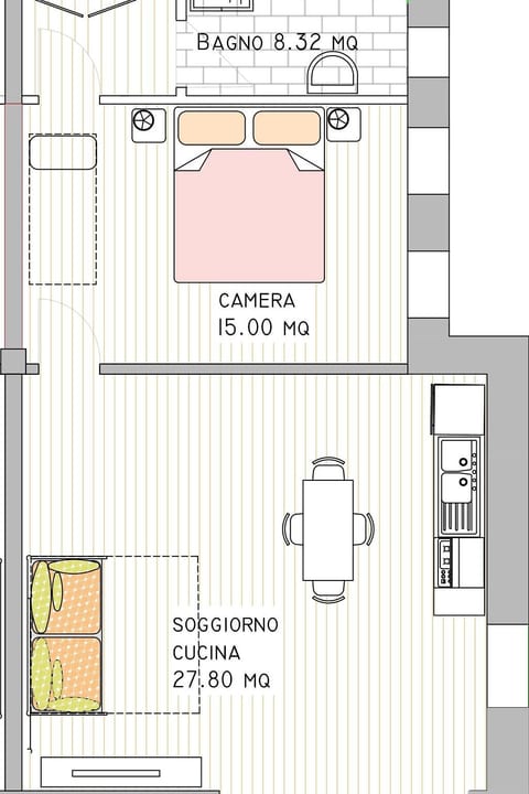 Wohnung 'Mercedes' mit Schwimmbad