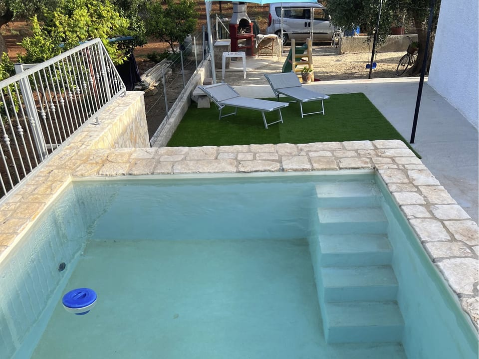 Granja con piscina y parque infantil Brindisi junto al mar - Carovigno