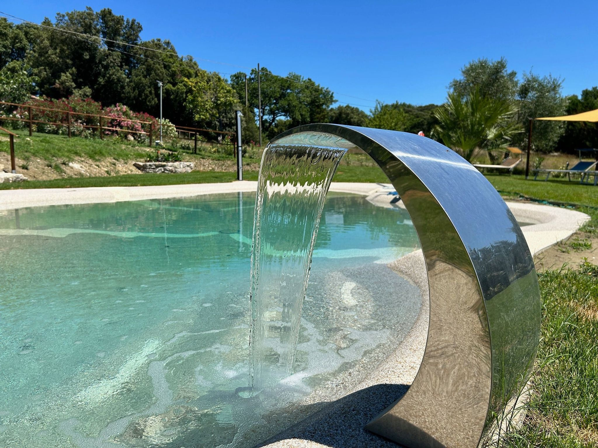 Bauernhaus mit Schwimmbad -Klimaanlage