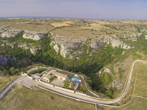 Komfortable Villa Castello - Blick auf Cava d'Ispica