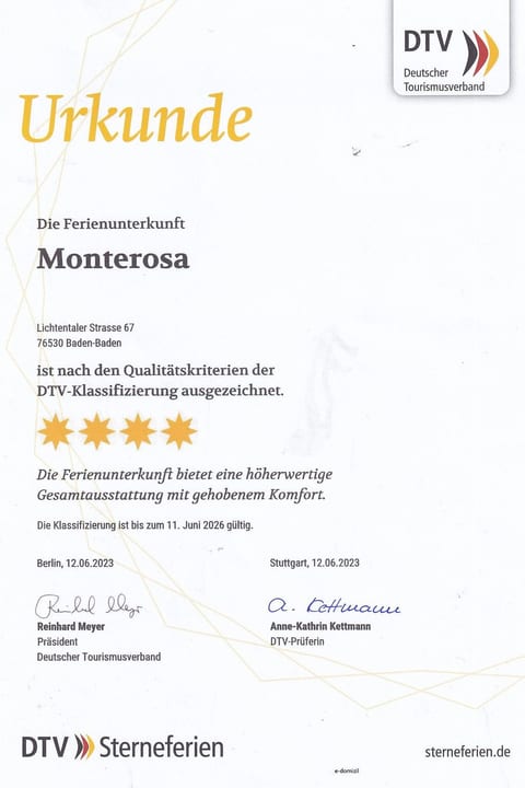 Monterosa in Baden-Baden