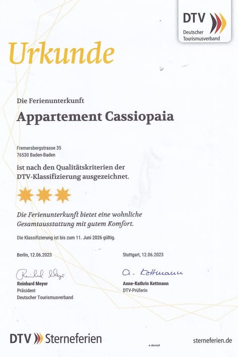 Cassiopaia in Baden-Baden