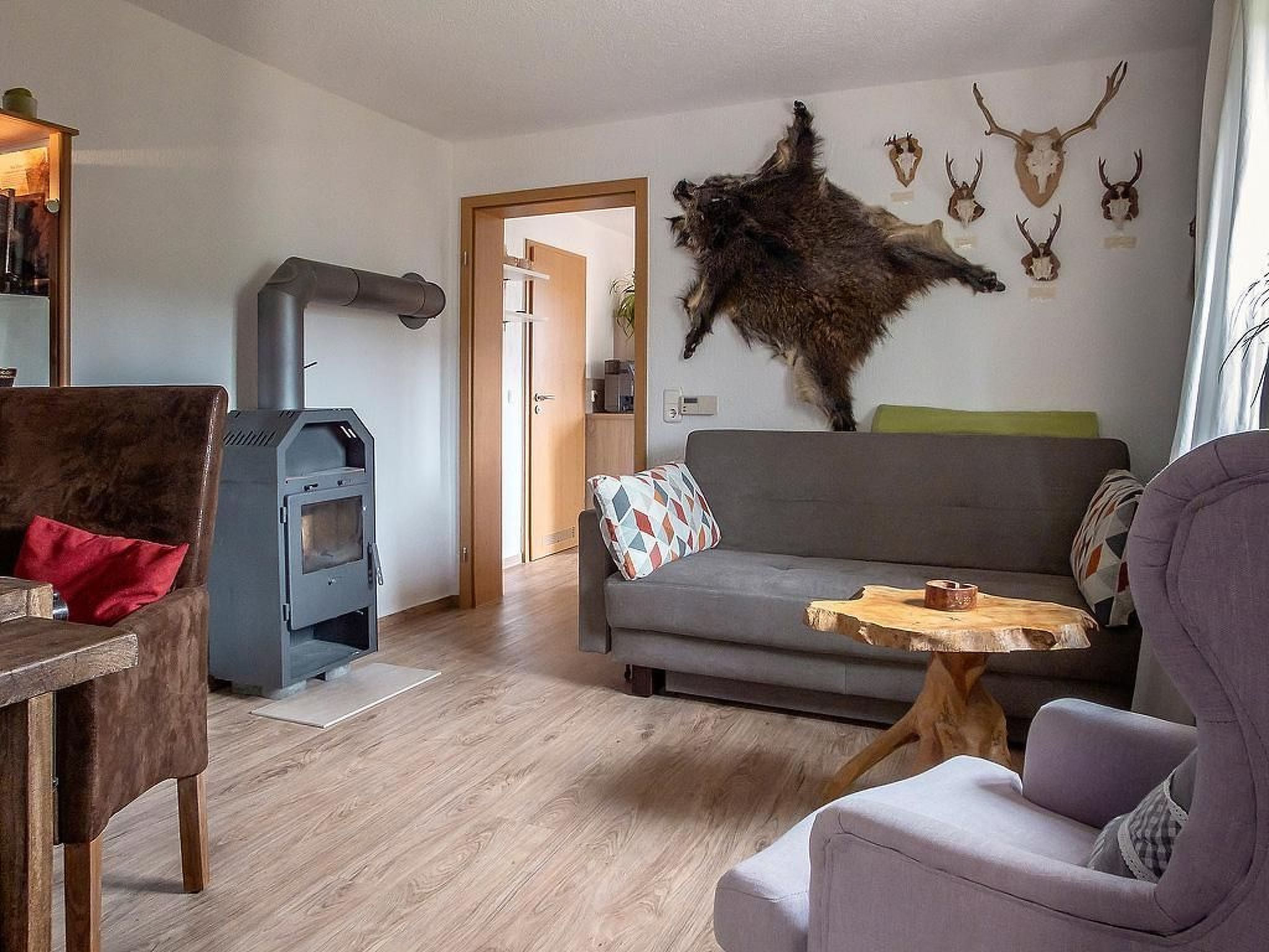 mit Blick auf das Wasser