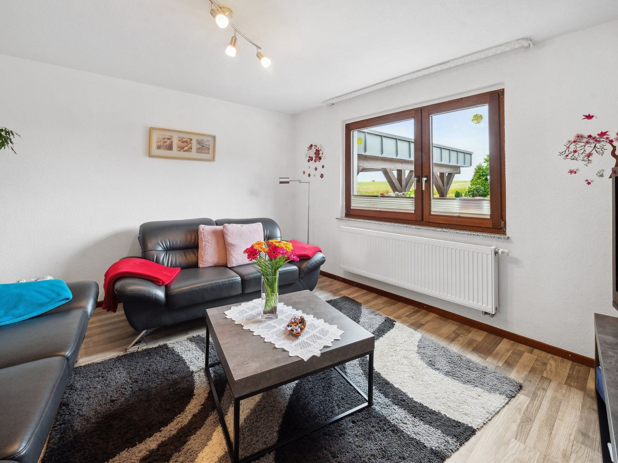 Haus-Fernblick