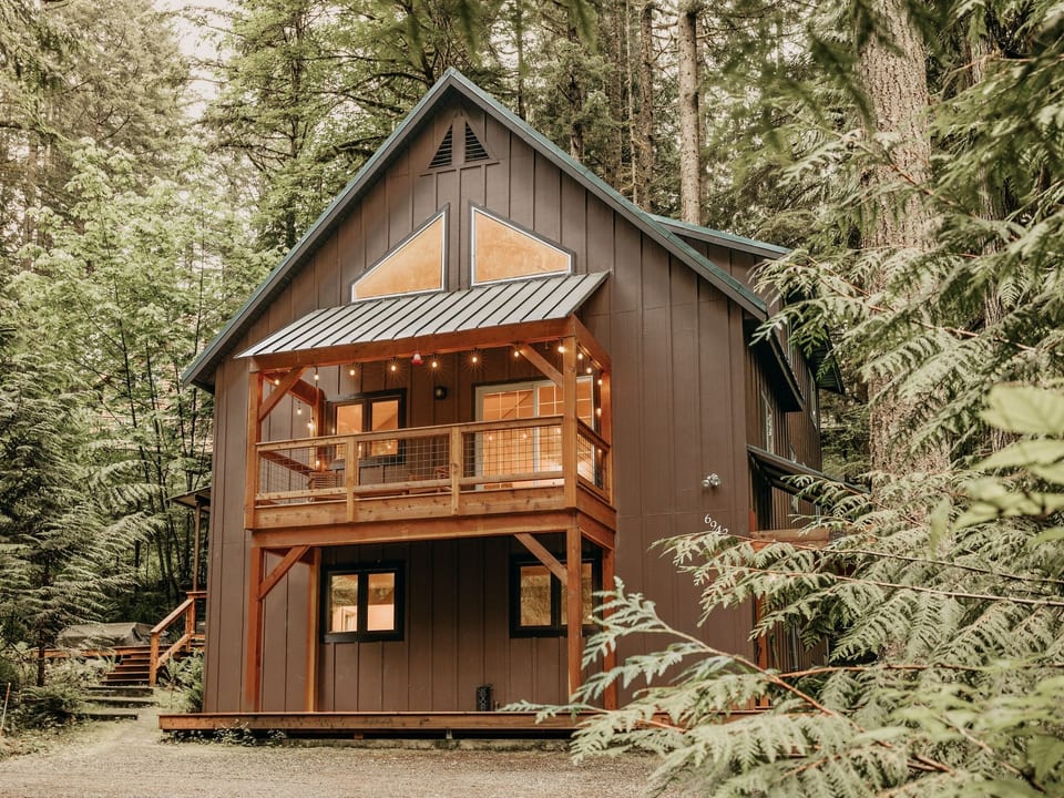Landhaus mit Whirlpool und moderner Küche - Deming