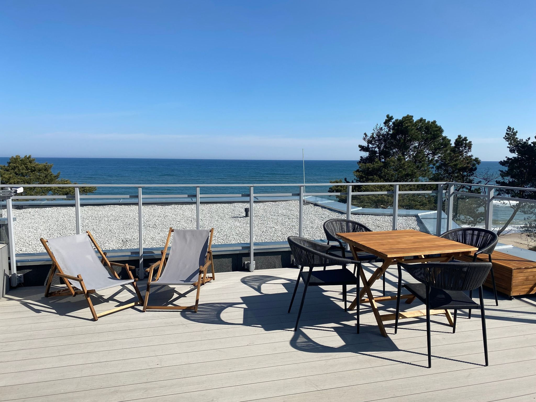 Appartement in Gąski mit Terrasse