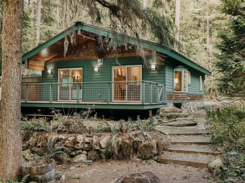 Diese Hütte im Ranch-Stil ist perfekt für die Fa