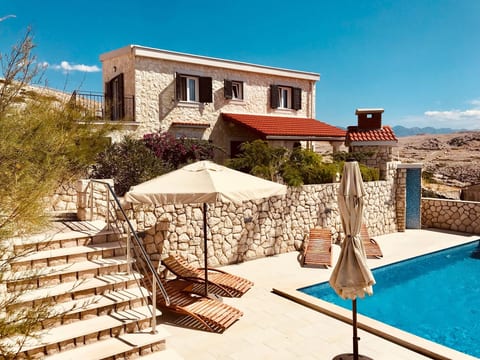 Villa Dražica mit beheiztem Pool - ruhige Lage