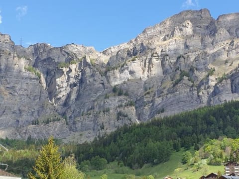 Appartement mit Bergblick und Dorf