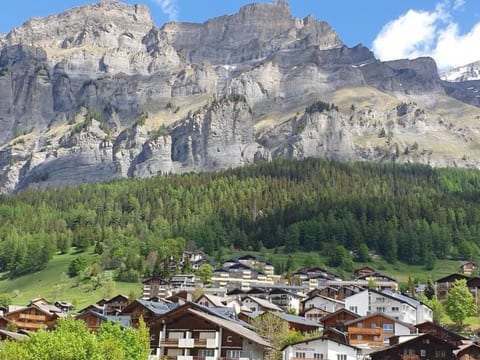 Appartement mit Bergblick und Dorf