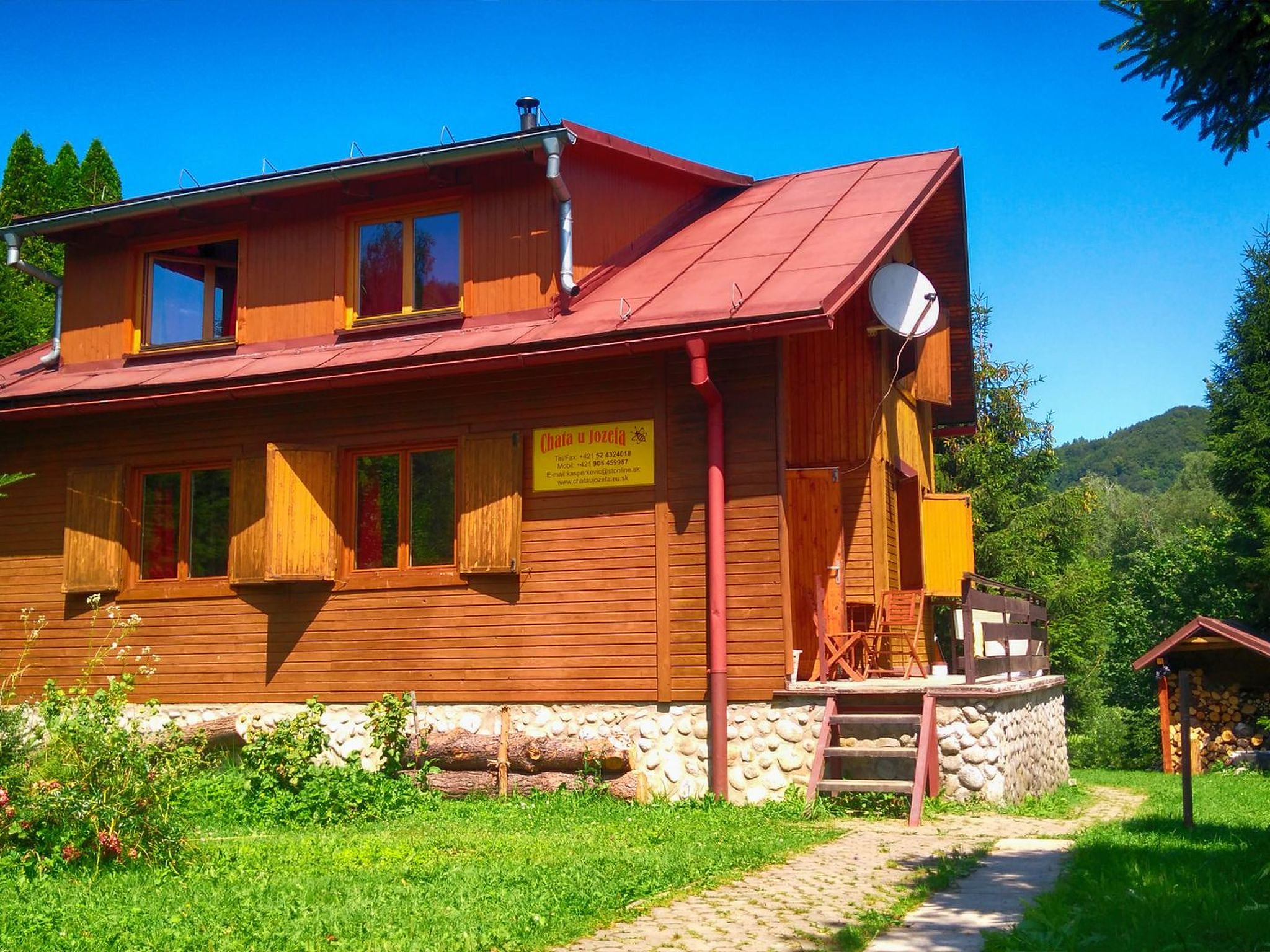 Berghütte mit Sauna