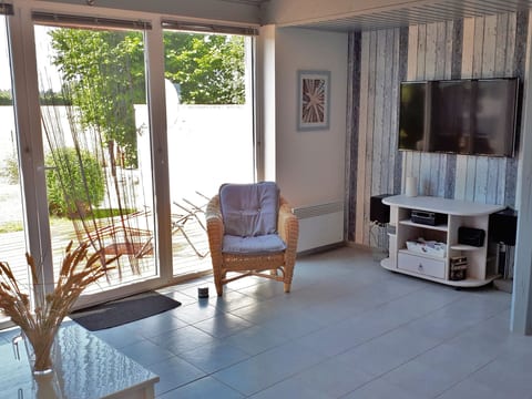 mit Grill und Garten in Neukirchen