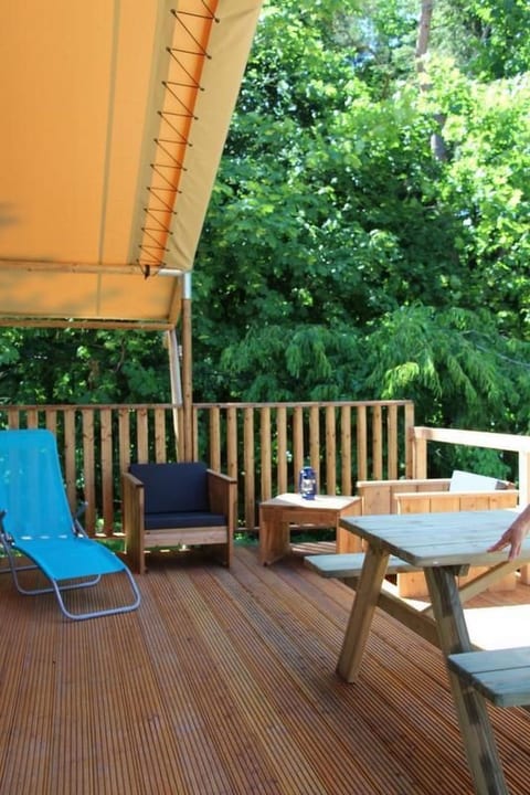 Safarizelt in Hohenlychen mit Garten und Grill