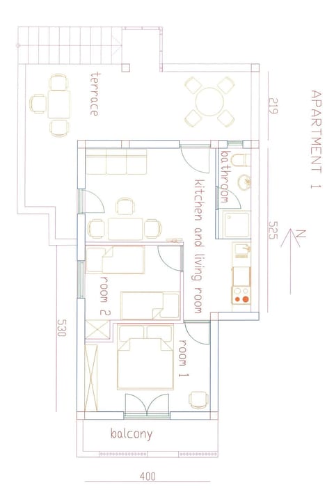 Wohnung in Sveta Nedilja mit privatem Parkplatz