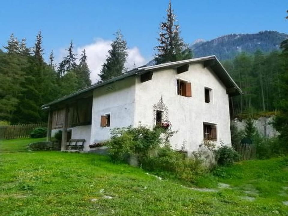 Alte typische Engadinermühle - Scuol